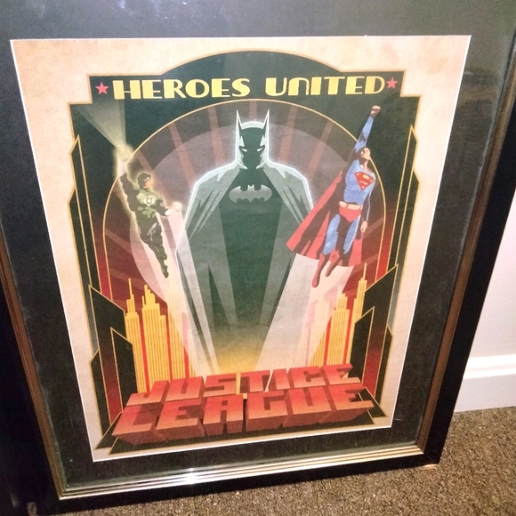 Marvel Art Justice League Framed Comic Poster Poshmark